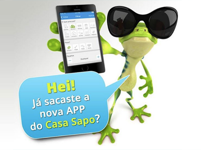 Nova APP do Casa Sapo - a sua próxima casa na palma da mão Nova APP do Casa Sapo - a sua próxima casa na palma da mão