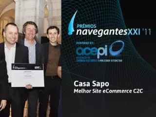 Casa Sapo eleito “Melhor site eCommerce C2C”